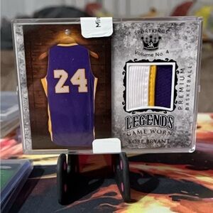 Here for sell is a pair of game use Kobe Bryant jersey
